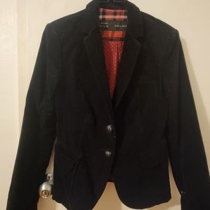 Zara Basic Velvet Coat M fits small